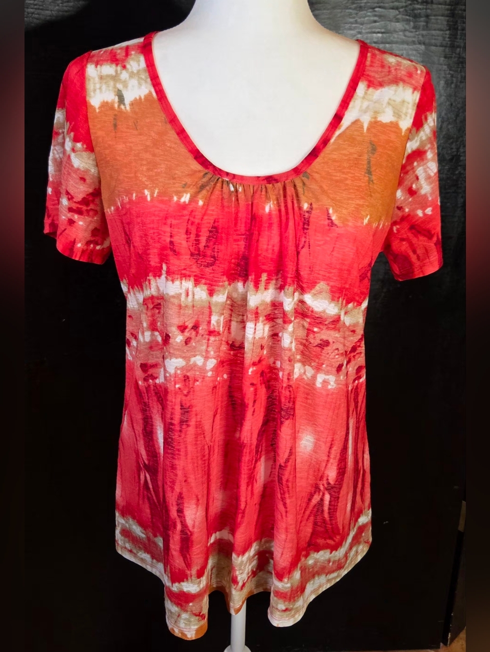 Only Nine Oversized Tie Dye Tunic Top - Medium (Fits Large) - EUC